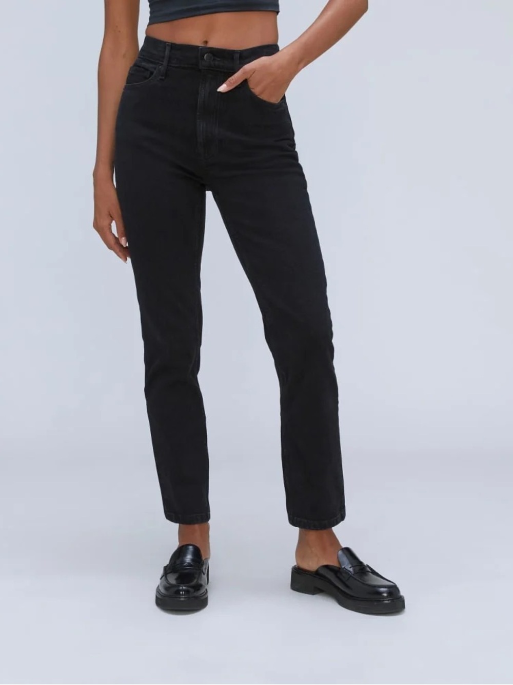 Original Cheeky High-Rise Straight Leg Women’s Jeans - Black